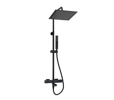 Душевая система WasserKRAFT  A299.162.218.BM Thermo черный матовый 
