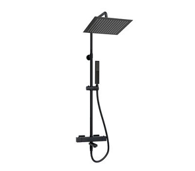 Душевая система WasserKRAFT  A299.162.218.BM Thermo черный матовый 