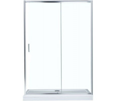 Душевая дверь Aquanet SD-1400A 140, прозрачное стекло 