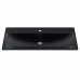 Раковина для ванной кварцевая Uperwood Foster Quartz 100х45,5х17,5 см, черная матовая, уголь 291030046 