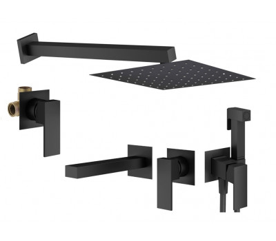 Комплект Plumberia Selection KITZTG01NO220 Черный матовый Комплект Plumberia Selection KITZTG01NO220 Черный матовый