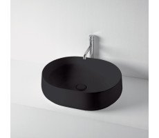 Раковина 56х44 см Kerasan F10 460531 цвет черный матовый Раковина 56х44 см Kerasan F10 460531 цвет черный матовый