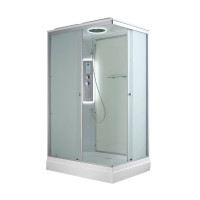 Душевая кабина AvaCan CK2912LED матовый Хром 