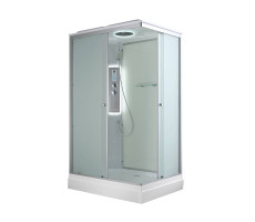 Душевая кабина AvaCan CK2912LED матовый Хром 