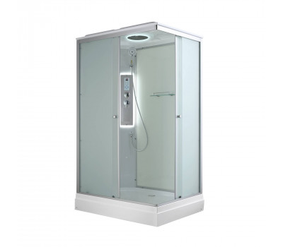 Душевая кабина AvaCan CK2912LED матовый Хром 