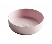 Умывальник чаша накладная круглая (цвет Розовый Матовый) Element 390*390*120мм Ceramica Nova CN6022MP Розовый Матовый 