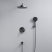 Душевая система встраиваемая Shevanik S4335T, оружейная сталь