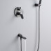Душевая система встраиваемая Shevanik S4335T, оружейная сталь