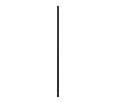 Полотенцесушитель электрический Terminus Стойка UNO круг 120, черный 