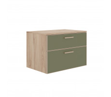 Тумба под раковину ORKA Salerno 80 подвесная, цвет Sardinia, ручки золото 3008779 