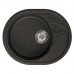 Мойка MIXLINE ML-GM17 овальная с крылом  черная 308 580*470*180мм NEW 551938 черный  Мойка MIXLINE ML-GM17 овальная с крылом  черная 308 580*470*180мм NEW 551938 черный