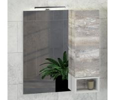 Зеркало-шкаф Comforty Турин-75 дуб бежевый 00004144198 