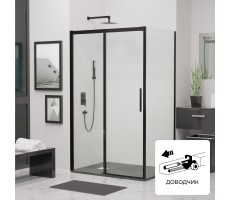 Душевой уголок 100x70 RGW Leipzig 34124170-014 Черный матовый 