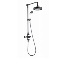 Душевая система с термостатом WONZON & WOGHAND, Черный матовый WW-B3041-MB Душевая система с термостатом WONZON & WOGHAND, Черный матовый WW-B3041-MB