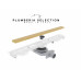 Душевой трап PLUMBERIA SELECTION PSM MODULAR PSM80OB, брашированное золото 