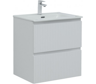 Тумба с раковиной Aquanet Джейн 60 цв.белый матовый (раковина Flat) 00332546 Тумба с раковиной Aquanet Джейн 60 цв.белый матовый (раковина Flat) 00332546