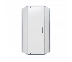 Душевая ширма Дека-Хром, 100х100, пятиугольник  Triton Щ0000056789 
