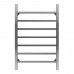 Полотенцесушитель водяной AZARIO ANCONA 500/800 квадрат, 7 секций, нижнее/диагональное подключение, 1/2", хром AZ75558 