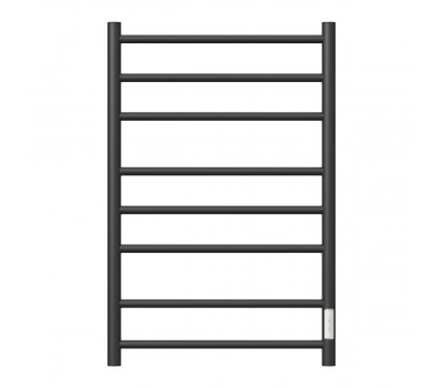 Полотенцесушитель электрический Point Аврора PN10848B П8 400x800 диммер справа, черный