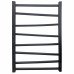 Полотенцесушитель электрический GROIS Zigzag GR-103 500/800 П8 RAL9005 черный матовый диммер справа 