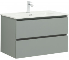 Тумба с раковиной Aquanet Вега 2.0 80 2 ящ. цв.мисти грин (раковина Flat) 00344769 Тумба с раковиной Aquanet Вега 2.0 80 2 ящ. цв.мисти грин (раковина Flat) 00344769