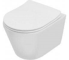 Унитаз подвесной Logan L6W SHORT TORNADO 342543 с сидением Soft Close -SLIMSEAT
