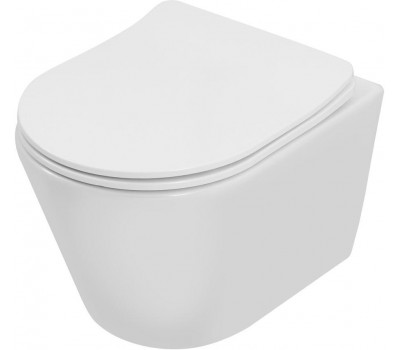 Унитаз подвесной Logan L6W SHORT TORNADO 342543 с сидением Soft Close -SLIMSEAT