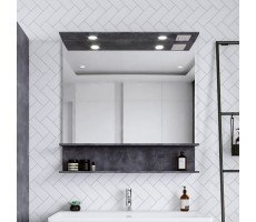 Зеркало Бриклаер ЧИЛИ 90 см, цемент Зеркало Бриклаер ЧИЛИ 90 см, цемент