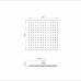 Верхний душ WONZON & WOGHAND, Брашированный никель WW-88DP02-BN 