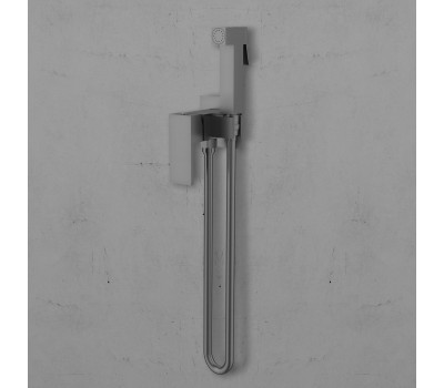 Гигиенический душ Vincea VHFW-102GM из латуни, со смесителем, вороненая сталь 