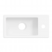 Раковина Teymi Hanna 37 правая, подвесная и накладная с полочкой под смеситель, белая T50905 