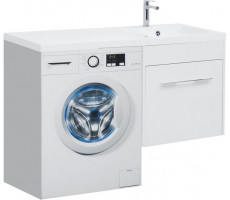 Тумба с раковиной Aquanet Августа 120 R белый 