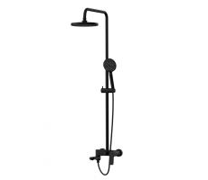 PAINI Viva Style Душевая система без термоcтата, поворотный излив, черный P4YO687D250F3D110 