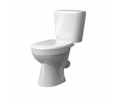 Унитаз-компакт КЕРАМИН Лаго Жесткое сиденье Алкапласт белый с1 CS00077199 