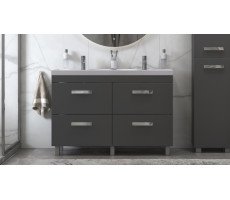 Тумба напольная Velvex Orlando 120, серый tn.ORL.CLA.120.4Y графит Тумба напольная Velvex Orlando 120, серый tn.ORL.CLA.120.4Y графит