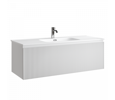 Тумба подвесная SANCOS Snob R 1.0 1195х445х406, c одним ящиком оснащенным доводчиками, Bianco , арт.SNR1.0120W Тумба подвесная SANCOS Snob R 1.0 1195х445х406, c одним ящиком оснащенным доводчиками, Bianco , арт.SNR1.0120W