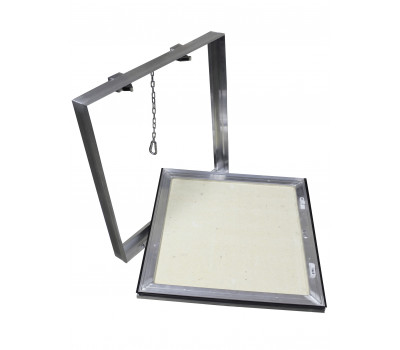 Люк под плитку Люкер Д 50/25 (в/ш) ревизионный, размер дверцы 49,3/24,3 