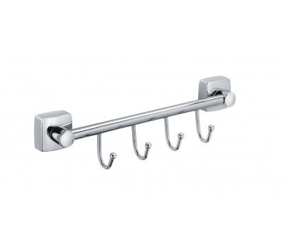 Планка FIXSEN Kvadro 4 крючка FX-61305В-4 Планка FIXSEN Kvadro 4 крючка FX-61305В-4