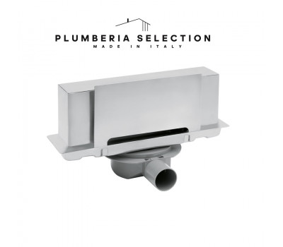 Душевой трап PLUMBERIA SELECTION PSW WALLDRAIN PSW30MT, брашированная нержавеющая сталь 
