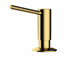 Дозатор для жидкого мыла, OMOIKIRI OM-02, размер 68*122*345, цвет дозатора-светлое золото 4995005 