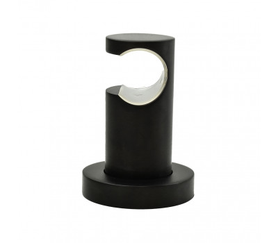 Держатель для лейки, PAINI фиксированный, круглый, брашированный чёрный PVD 53PZ186TT 