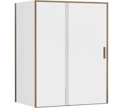 Душевой уголок Aquanet Pleasure Evo 150x100 AE65-150x100-GBT профиль золото-никель браш, прозрачное стекло 