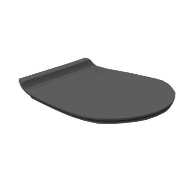 Сиденье SIMAS Vignoni VI004nero matt/cr с микролифтом, цвет nero matt/хром