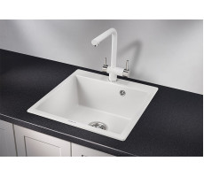 Кухонная мойка GRANULA 5102, АРКТИК (БЕЛЫЙ), кварц 