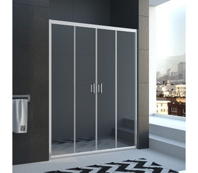 Душевая дверь Veconi Vianno VN-45, 1400x1850, хром, стекло прозрачное VN45-140-01-19C1 