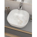 Раковина для ванной накладная Teymi Solli 41 artceramic цвет мрамор белый матовый T50382 