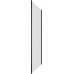 Боковая стенка Aquanet Pleasure Evo 900 AE65-F90-BT профиль черный, прозрачное стекло 