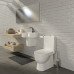 Унитаз-компакт Sanita Luxe BEST Basic WC.CC/BEST/2-P/WHT.G/S1 с сиденьем