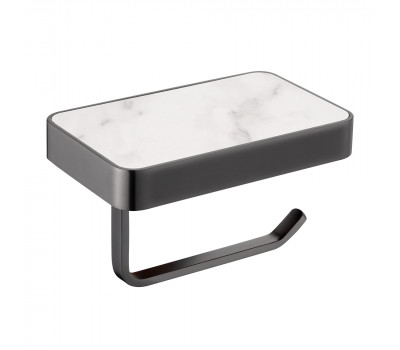 Бумагодержатель с полкой для телефона ABBER Westen AA1730NG никель Бумагодержатель с полкой для телефона ABBER Westen AA1730NG никель