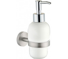 Дозатор для жидкого мыла Allen Brau Priority 6.31006-BN белый/никель браш 